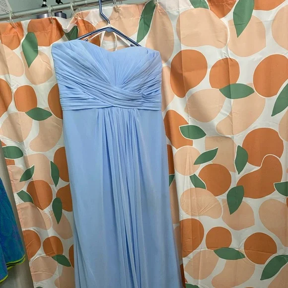 David's Bridal Dresses Davids Bridal Light Blue Floor Length